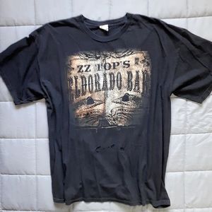 ZZ Top El Dorado Distressed Tour Shirt 2013 Nearly Vintage
